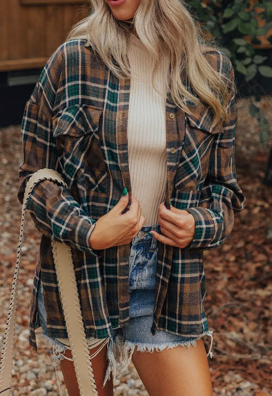 Plaid Button Shirt