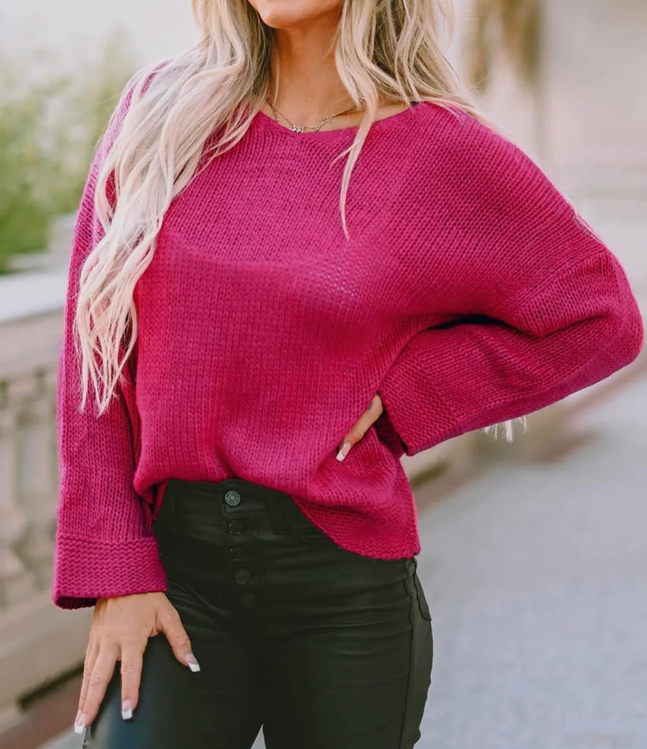 Hot Pink Sweater