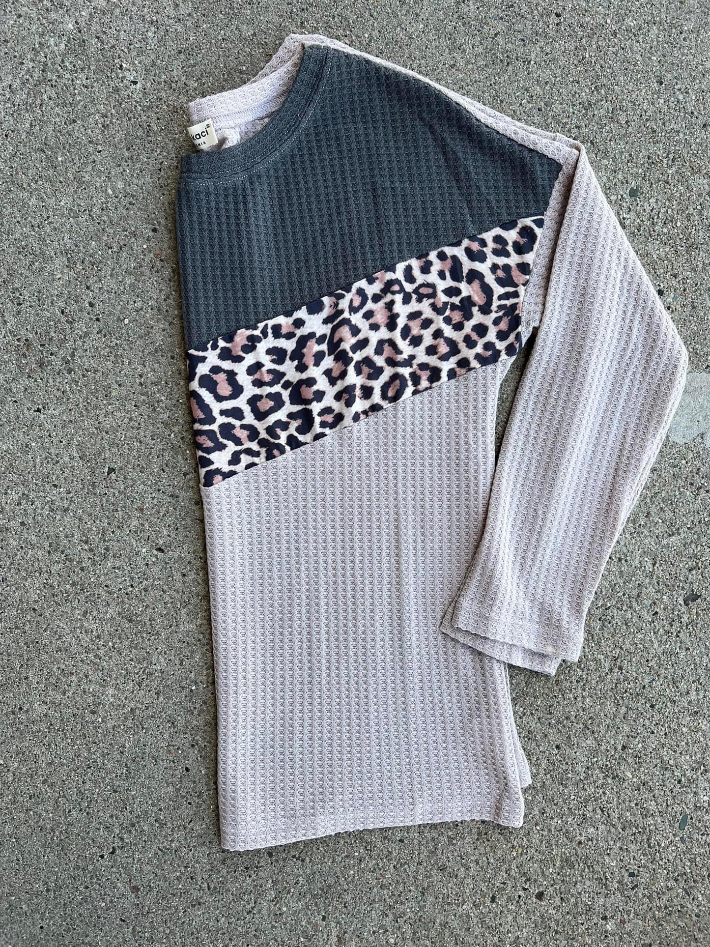 Cheetah Waffle Knit