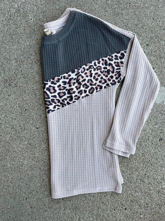 Cheetah Waffle Knit