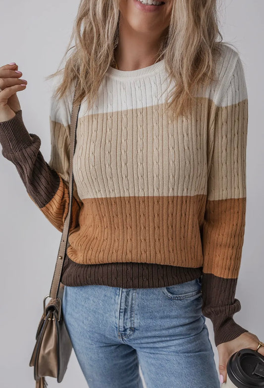 Colorblock Sweater