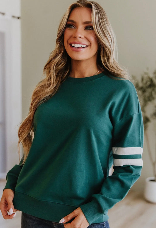 Evergreen Varsity Sweater